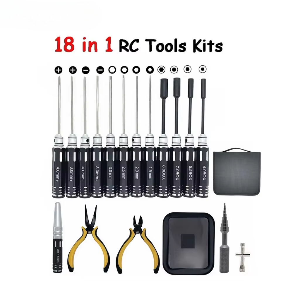 Screwdriver Set - مجموعة أدوات RC 18 في 1،