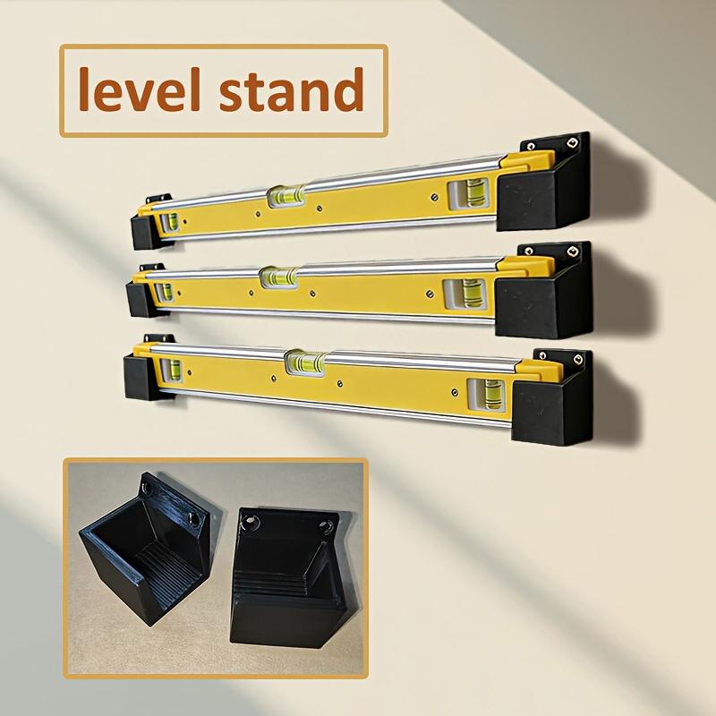 Spirit Level - حامل جداري لمستوى السوستة مقاوم للصدمات،